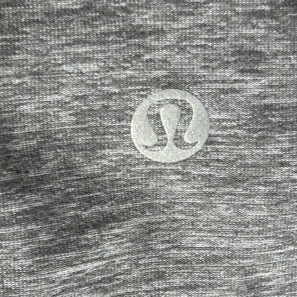 Lululemon Jacket Womens XS Gray 1/2 Zip Thumbholes Mesh Lined Running Yoga - Picture 12 of 13